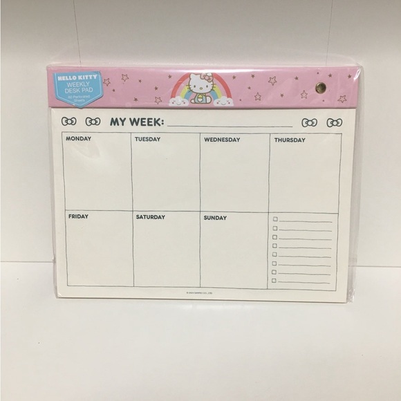 Hello Kitty Weekly Planner New - Picture 2 of 3